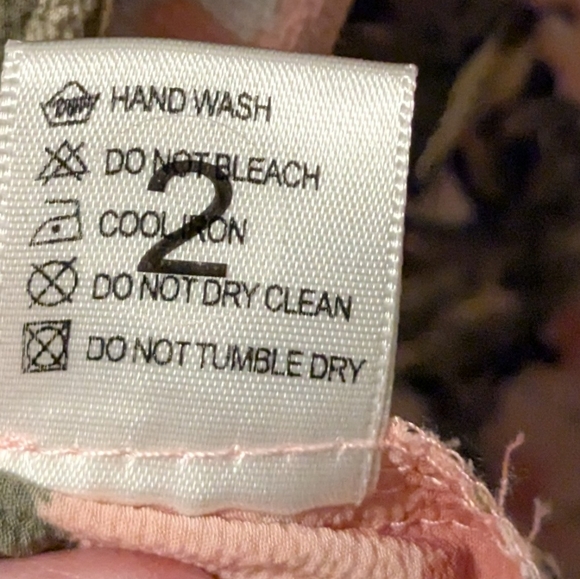 Olivaceous Pink Floral Halter Sundress V Neck with Front Ties Closure Sz. S - Picture 9 of 10